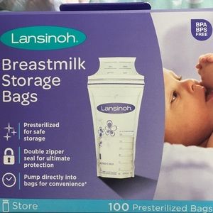 Lansinoh BreastMilk Storage bags 200ct